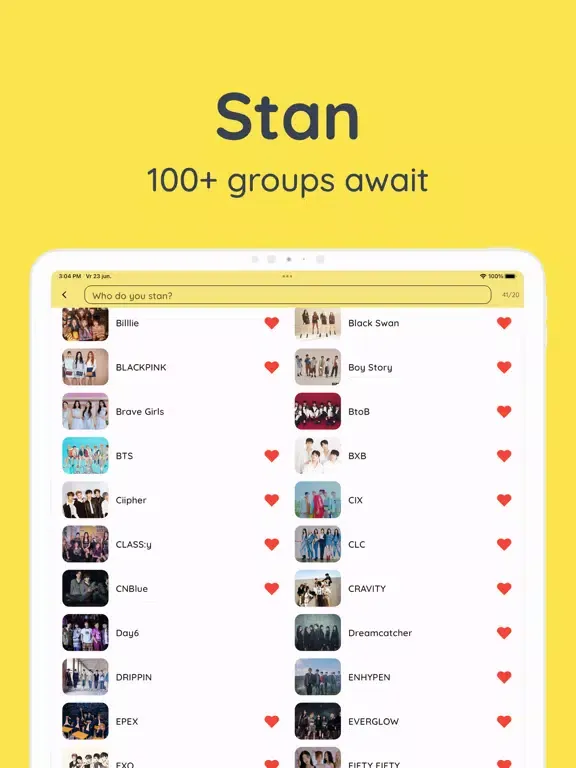 kpoppo: kpop songs, news, chat iPad  স্ক্রিনশট