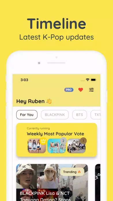 kpoppo: kpop songs, news, chat স্ক্রিনশট