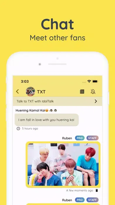 kpoppo: kpop songs, news, chat স্ক্রিনশট