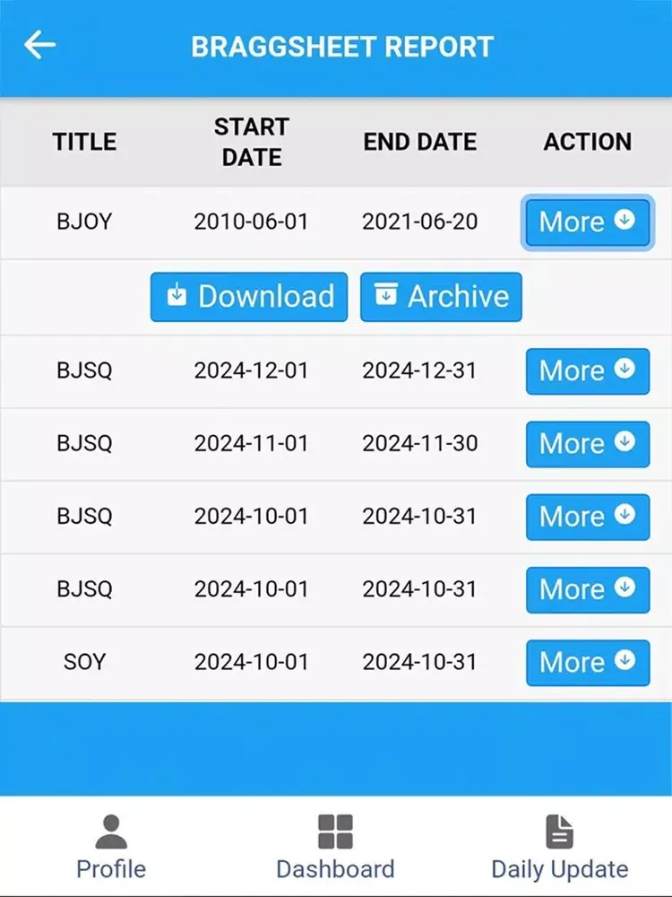 My Bragg Sheet iPad  سکرین شاٹس