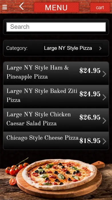 Скриншоты Bravo Pizza NY