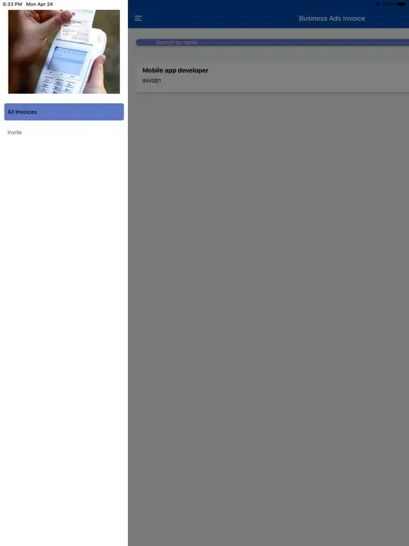 Tangkapan layar Business Ads Managers iPad 