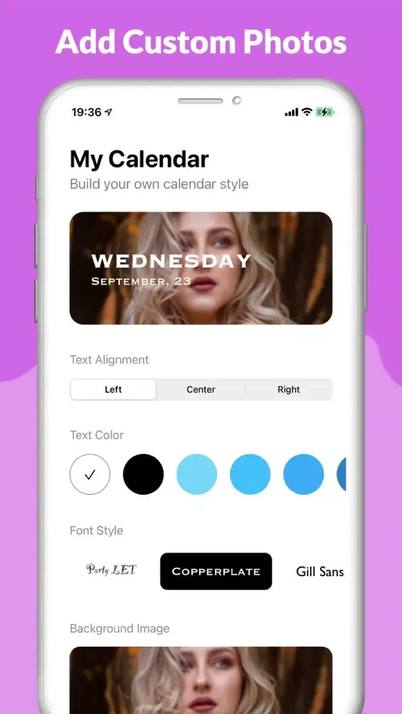 صور Custom Widget For Homescreen