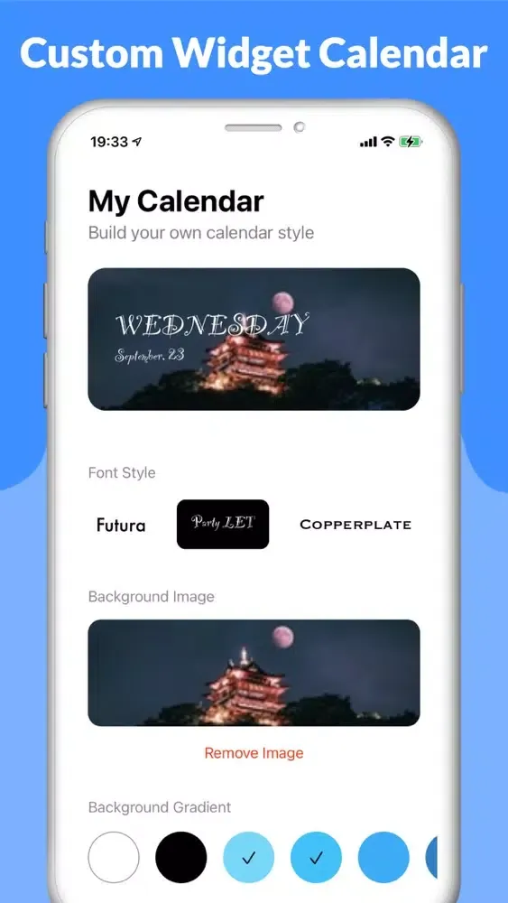 صور Custom Widget For Homescreen