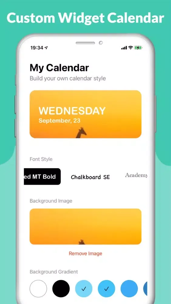 صور Custom Widget For Homescreen