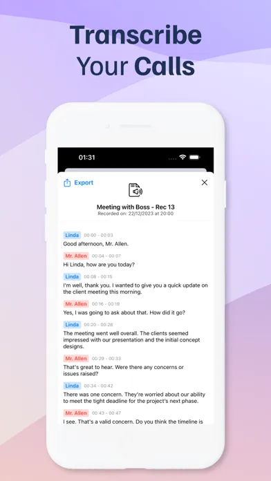 ภาพหน้าจอของ Call Recorder - Phone Record