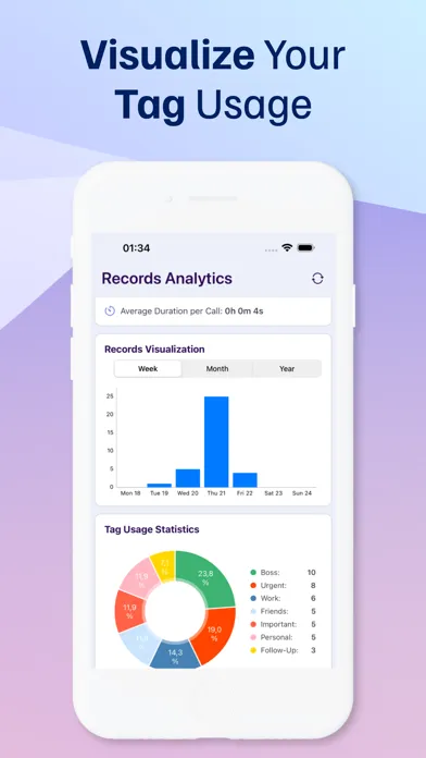 ภาพหน้าจอของ Call Recorder - Phone Record