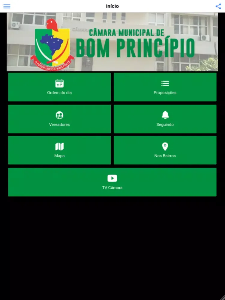 Câmara Bom Princípio RS iPad  スクリーンショット