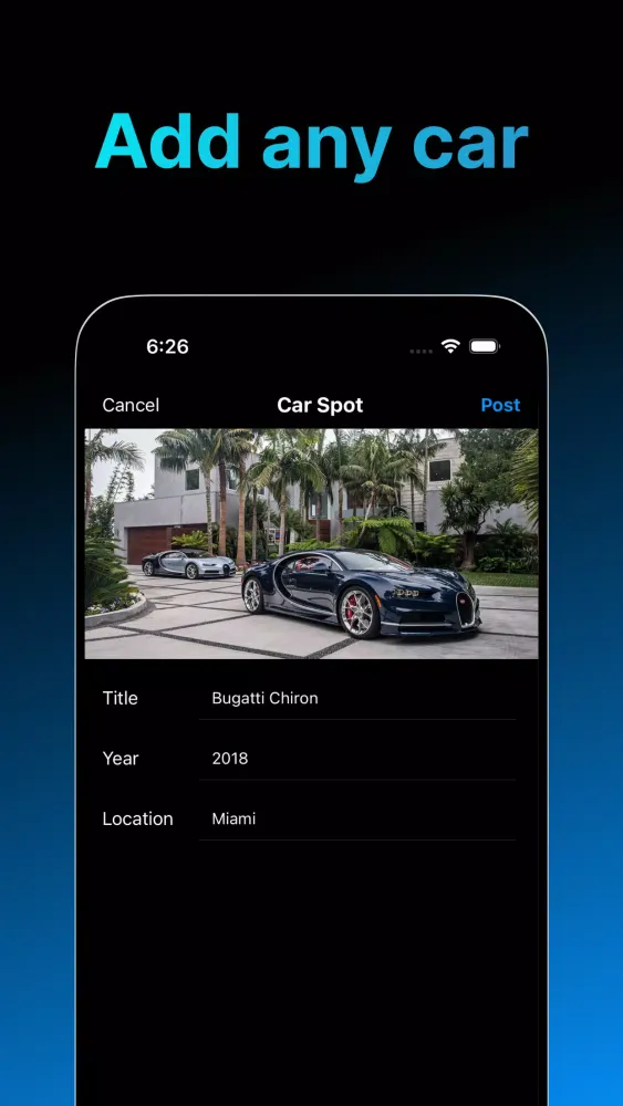 Car Spotting App Screenshots