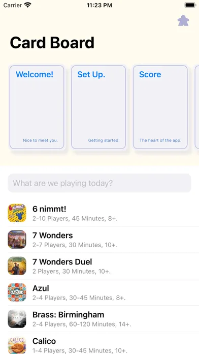 CardBoard: Board Game Scoring应用截图
