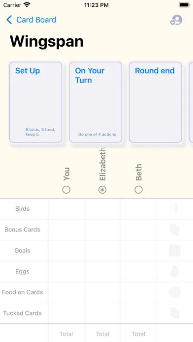 CardBoard: Board Game Scoring应用截图