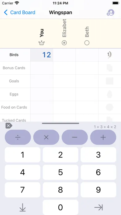 CardBoard: Board Game Scoring应用截图