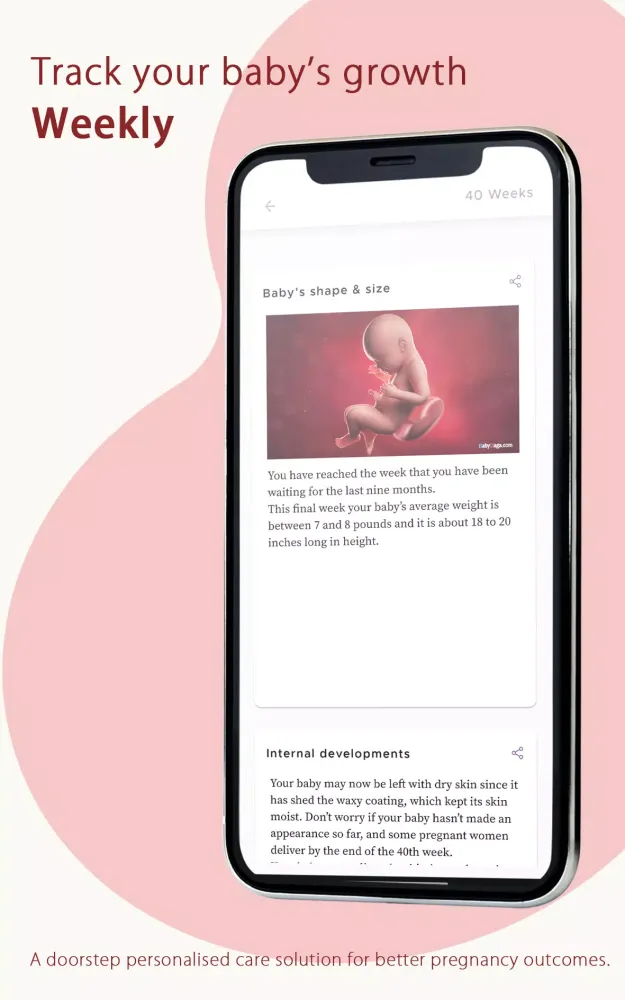 CareNX - Pregnancy Tracker スクリーンショット