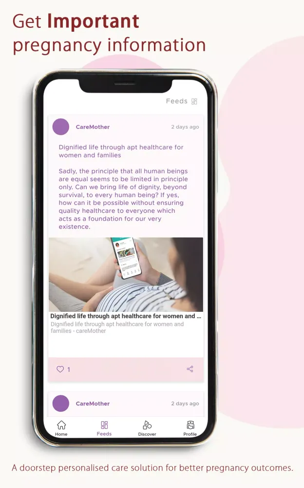 CareNX - Pregnancy Tracker スクリーンショット