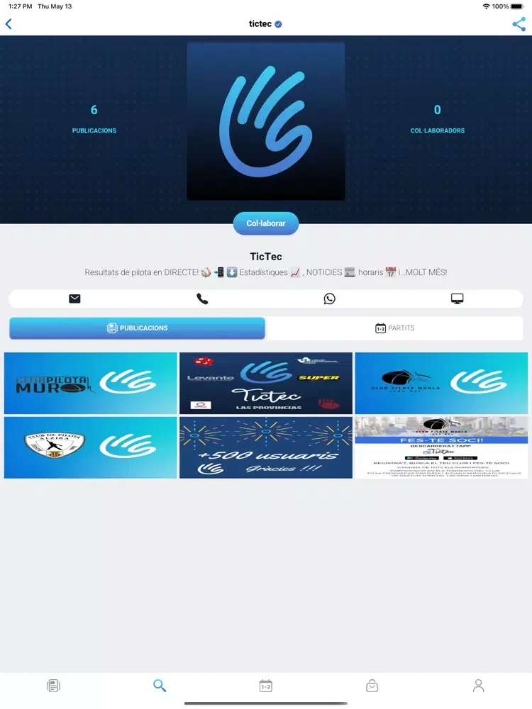 Capturas de tela do Tictec | Pelota iPad 