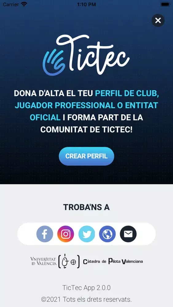 Capturas de tela do Tictec | Pelota