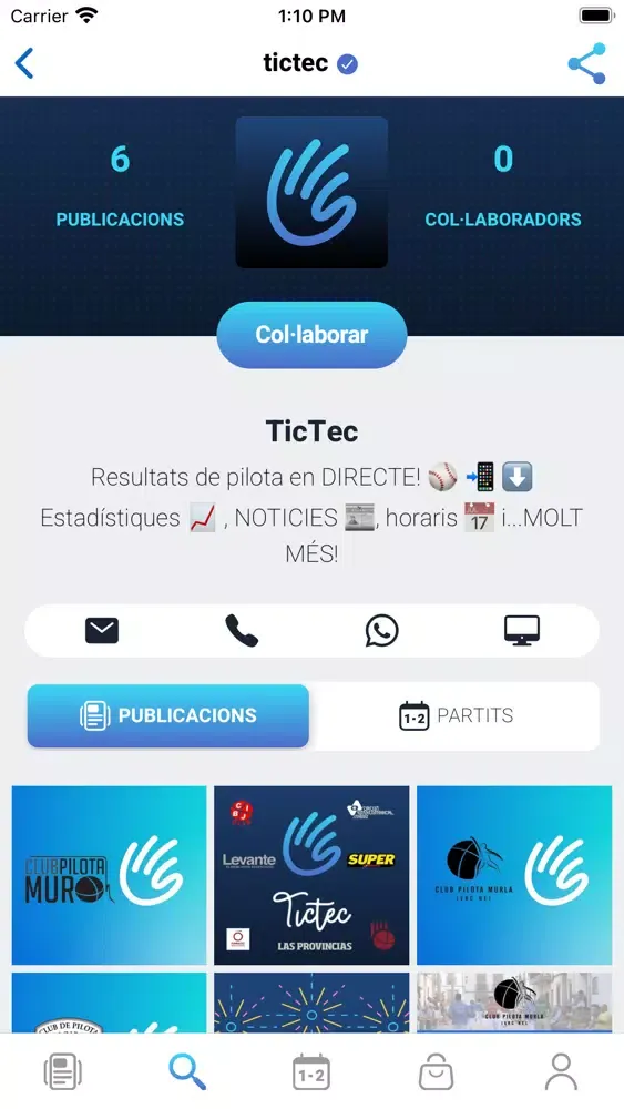Capturas de tela do Tictec | Pelota