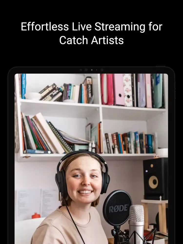 Catch - Artist Livestreaming iPad 应用截图