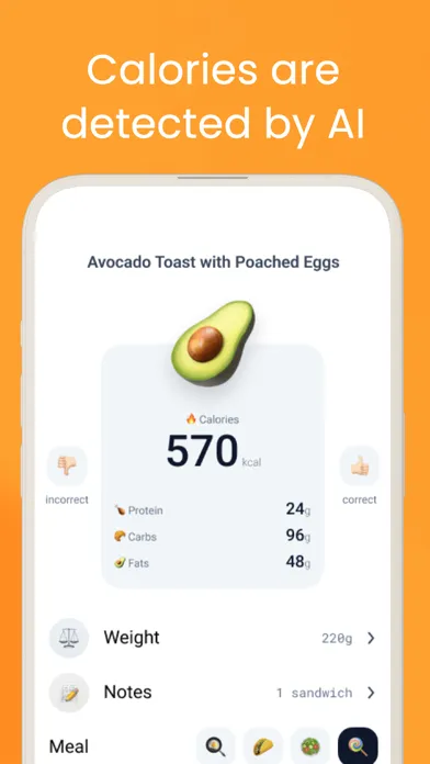 Capturas de pantalla de Centa: AI Calorie Counter