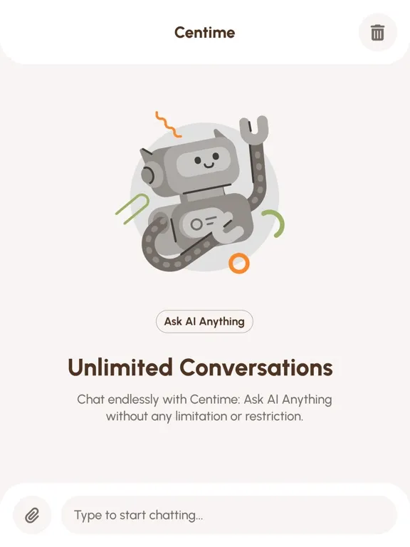 Centime: Ask AI Anything iPad  Screenshots