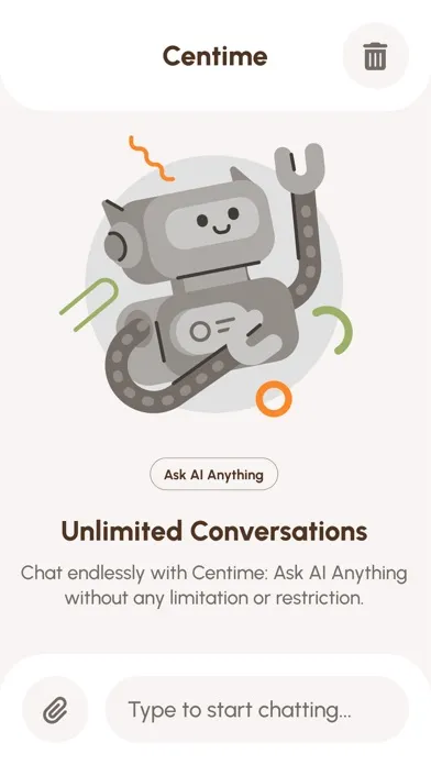 Centime: Ask AI Anything Screenshots