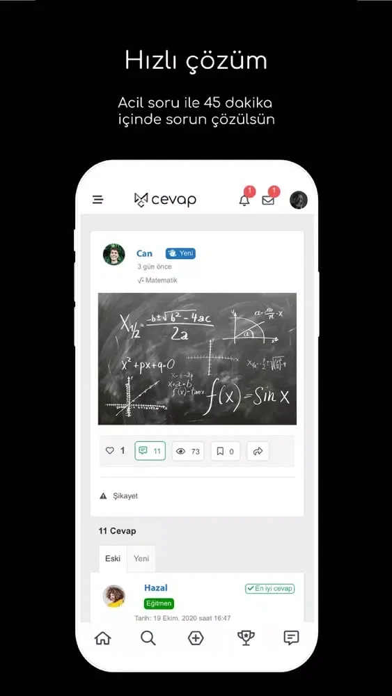 Cevap - Matematik soru sor应用截图