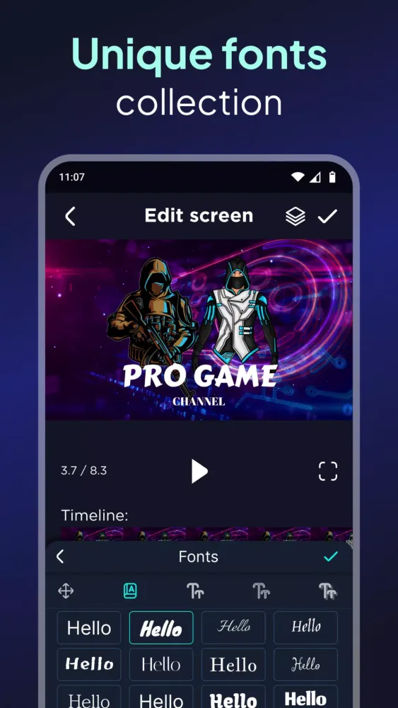 Ai intro - intro video maker Screenshots