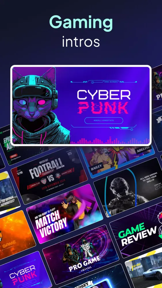 Ai intro - intro video maker Screenshots