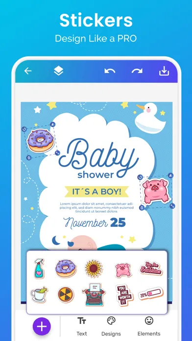 Poster Maker & Flyer Maker Screenshots