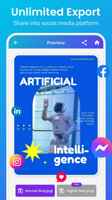 Poster Maker & Flyer Maker Screenshots