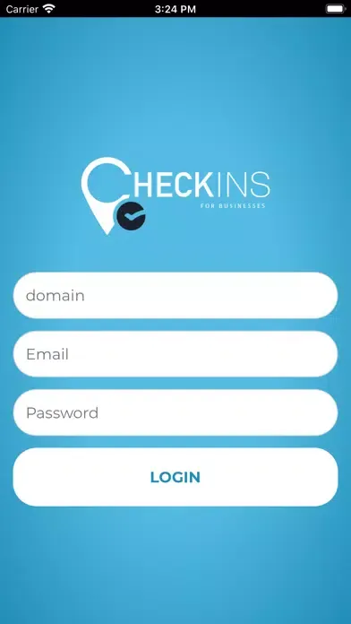 Capturas de tela do CheckIns Business