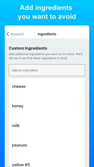 Chomp - Check Ingredients應用截圖