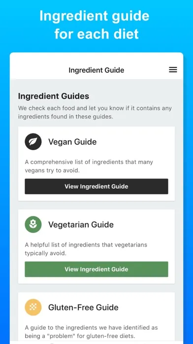 Chomp - Check Ingredients應用截圖