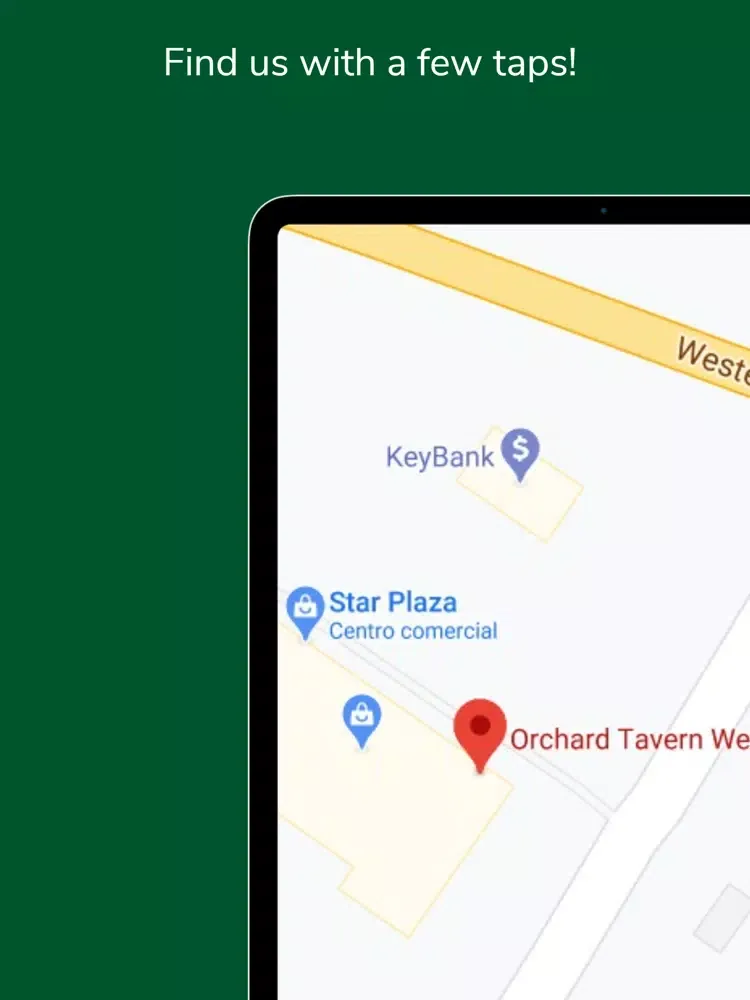 Orchard Tavern West iPad  Screenshots
