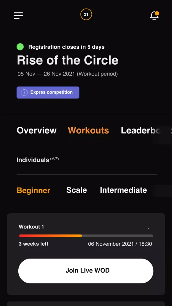Скриншоты circle21.app