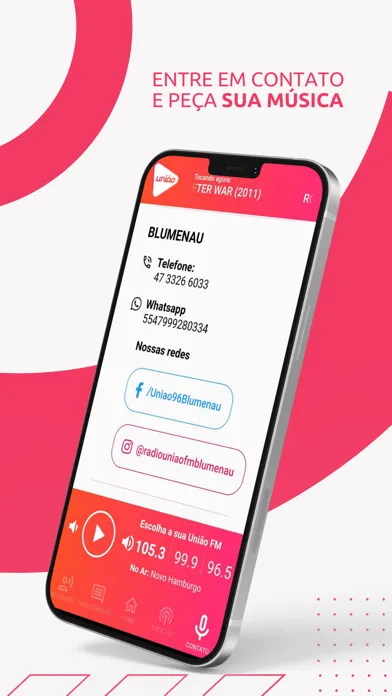 Capturas de pantalla de Rede União FM