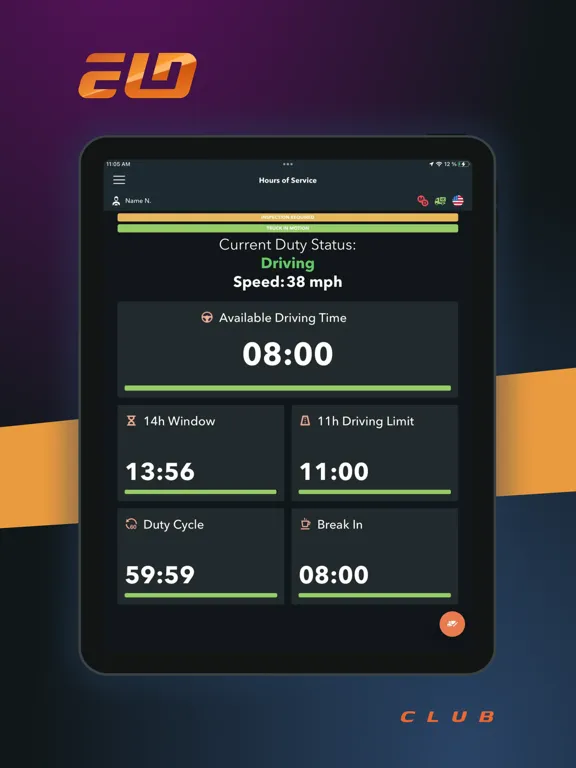 Скриншоты Club ELD iPad 