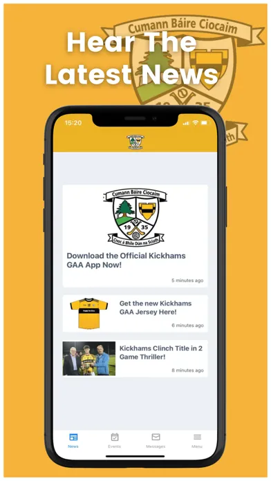 Tangkapan skrin Kickhams GAA