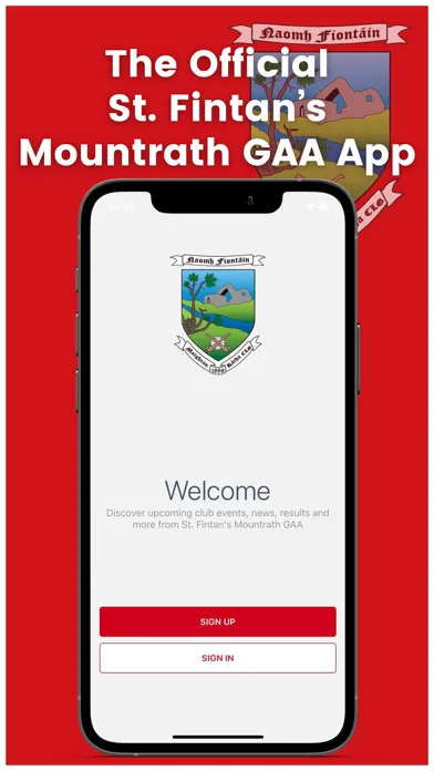 Capturas de tela do St. Fintan's Mountrath GAA