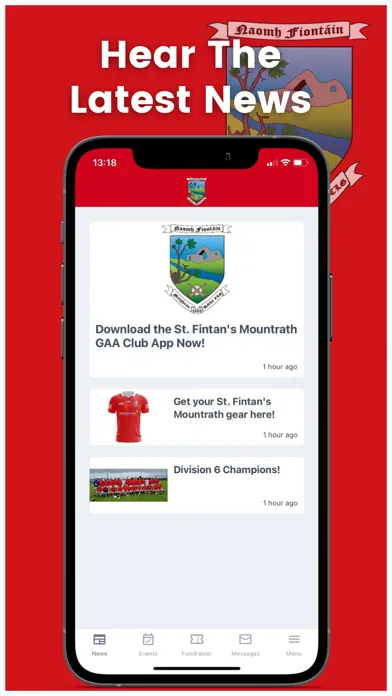 Capturas de tela do St. Fintan's Mountrath GAA