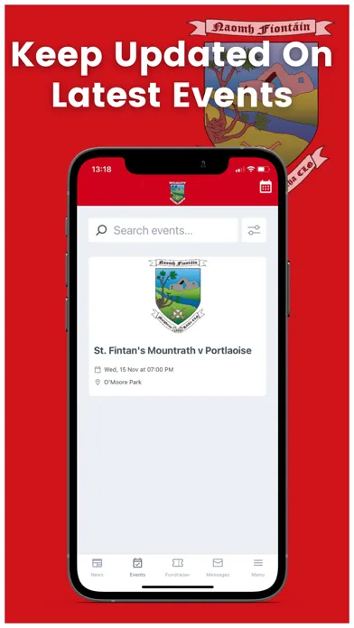 Capturas de tela do St. Fintan's Mountrath GAA