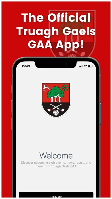 Capturas de tela do Truagh Gaels GAA
