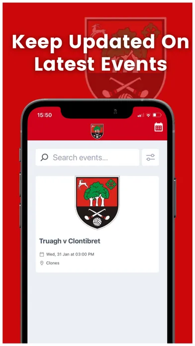 Capturas de tela do Truagh Gaels GAA