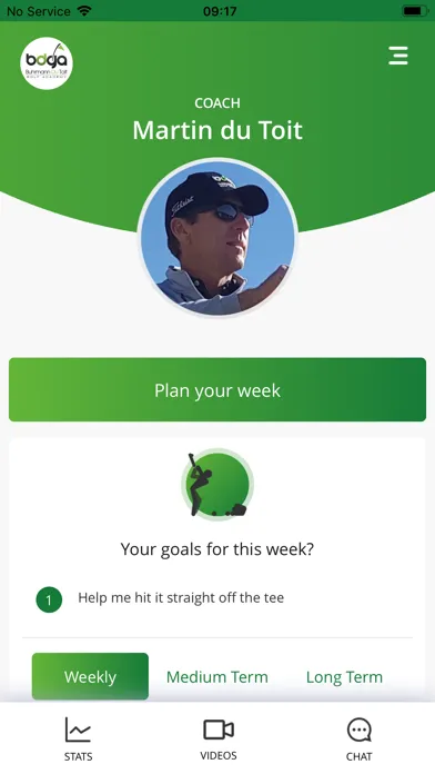 Screenshot di Golf Coach App