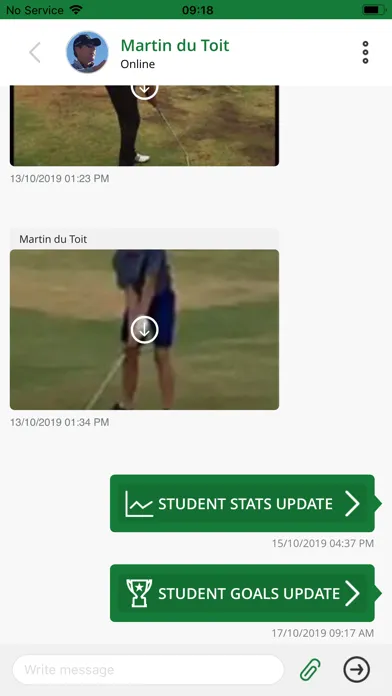 Screenshot di Golf Coach App