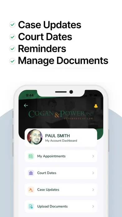 Cogan & Power FELA HELP Ekran Görüntüleri