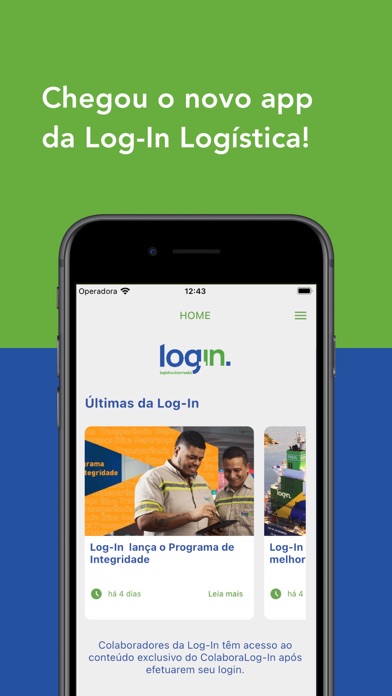 Capturas de pantalla de Colabora Log-In