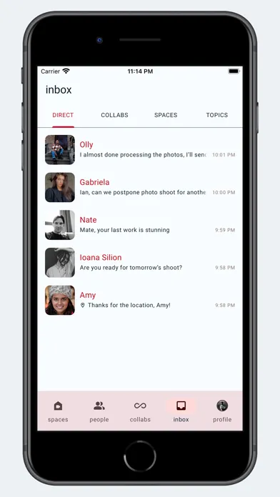 Zrzuty ekranu coll.app
