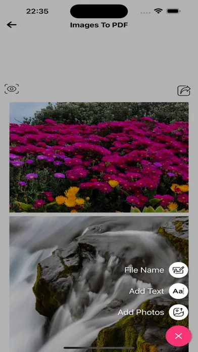 Screenshot di Images to files