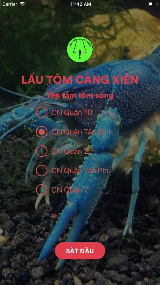 Lẩu tôm càng xiên應用截圖